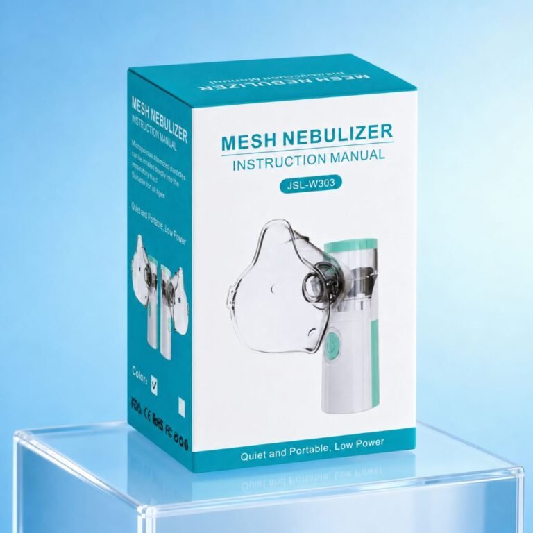 Adult and Pediatric Soft Face Masks for Pocket Nebulizer