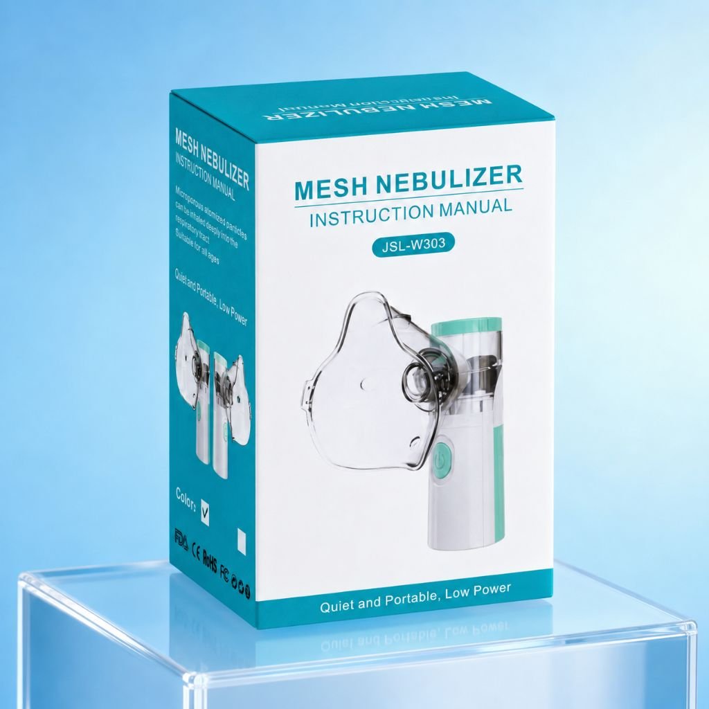 Adult and Pediatric Soft Face Masks for Pocket Nebulizer