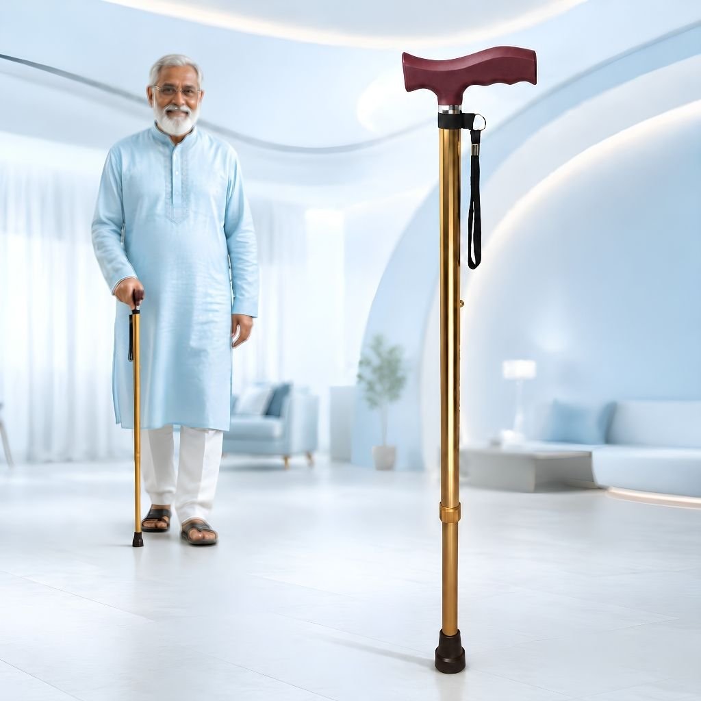Single Crutch Adjustable Walking Stick Price in BD | eBangla