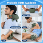 Hands-Free Wearable Back Strap on Electric Neck and Shoulder Massager