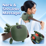 Power and Thermal Heat Control Buttons on Neck and Shoulder Massager