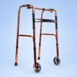 One-Button Flat Folding Mechanism on Lightweight Aluminum Walker