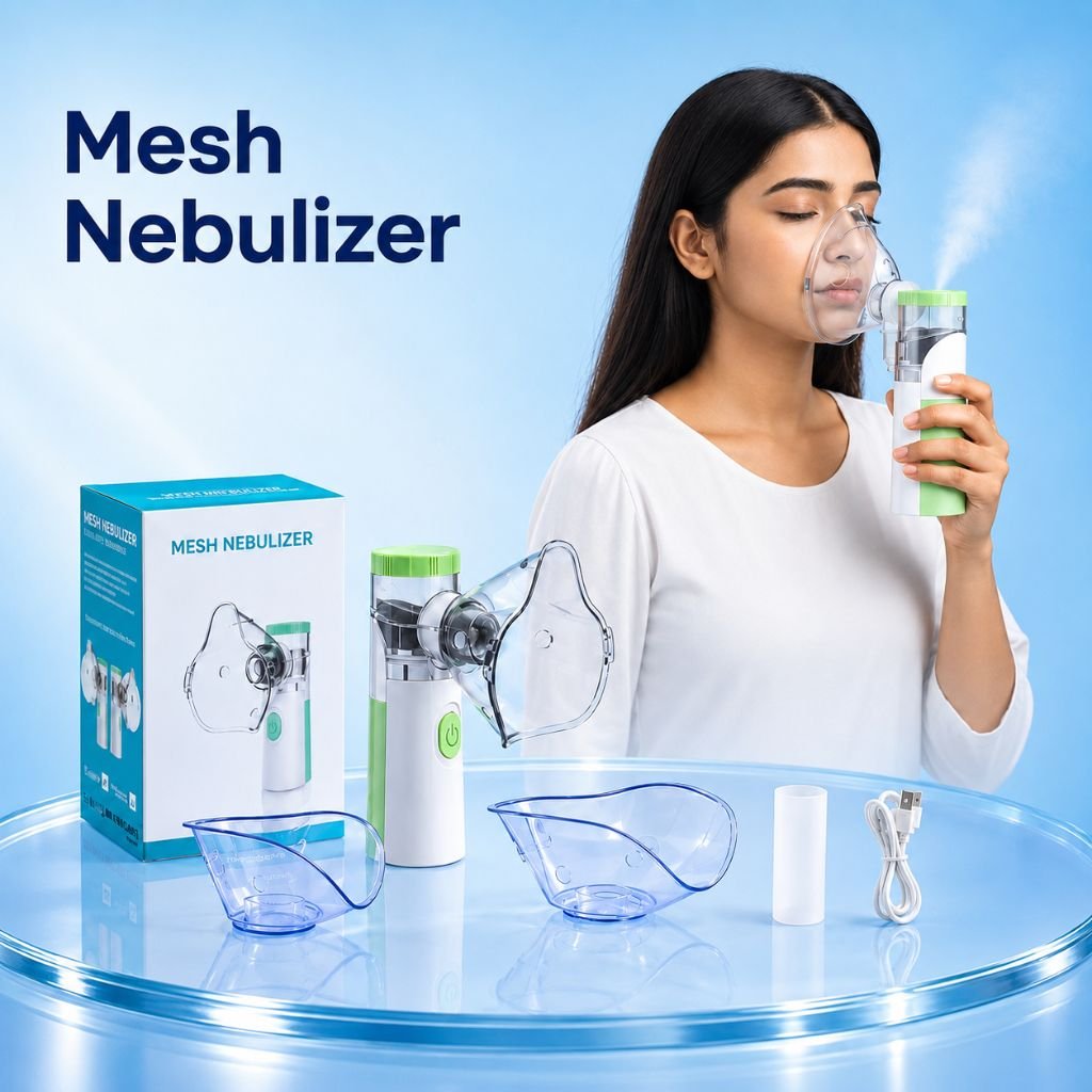 Portable Mesh Nebulizer Machine for Kids and Adults - Authentic eBangla