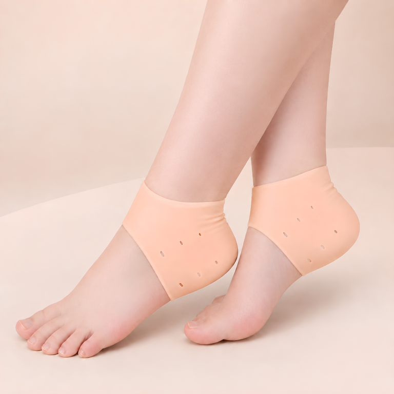 Silicone Heel Guard Protector Anti-Crack Heel Cushion Sleeves