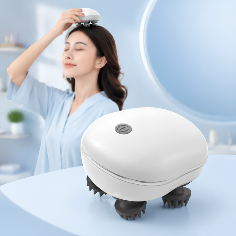 Smart Scalp Massager Electric Head Relaxer with Red Light Therapy - Authentic eBangla