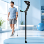 Tynor Elbow Crutch Adjustable L13 Universal Size Walking Stick