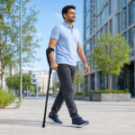 Tynor Elbow Crutch Adjustable L13 Universal Size Walking Stick - Image 3