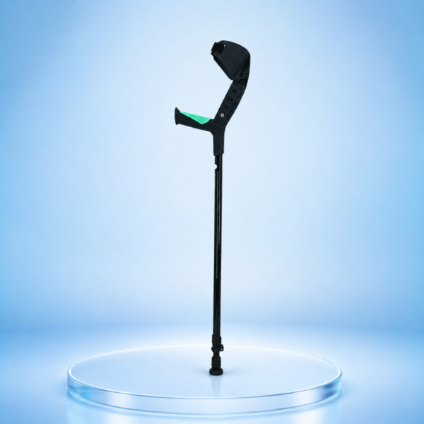 Ergonomic Polymer Forearm Cuff and Grip of Tynor Elbow Crutch