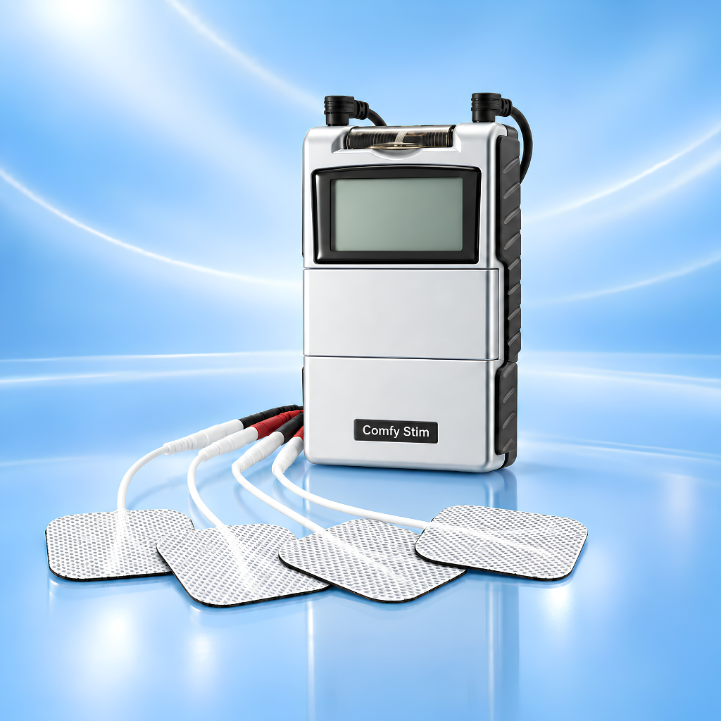 Comfy Stim 806 Plus Digital TENS and EMS Machine with Carrying Case - Authentic eBangla