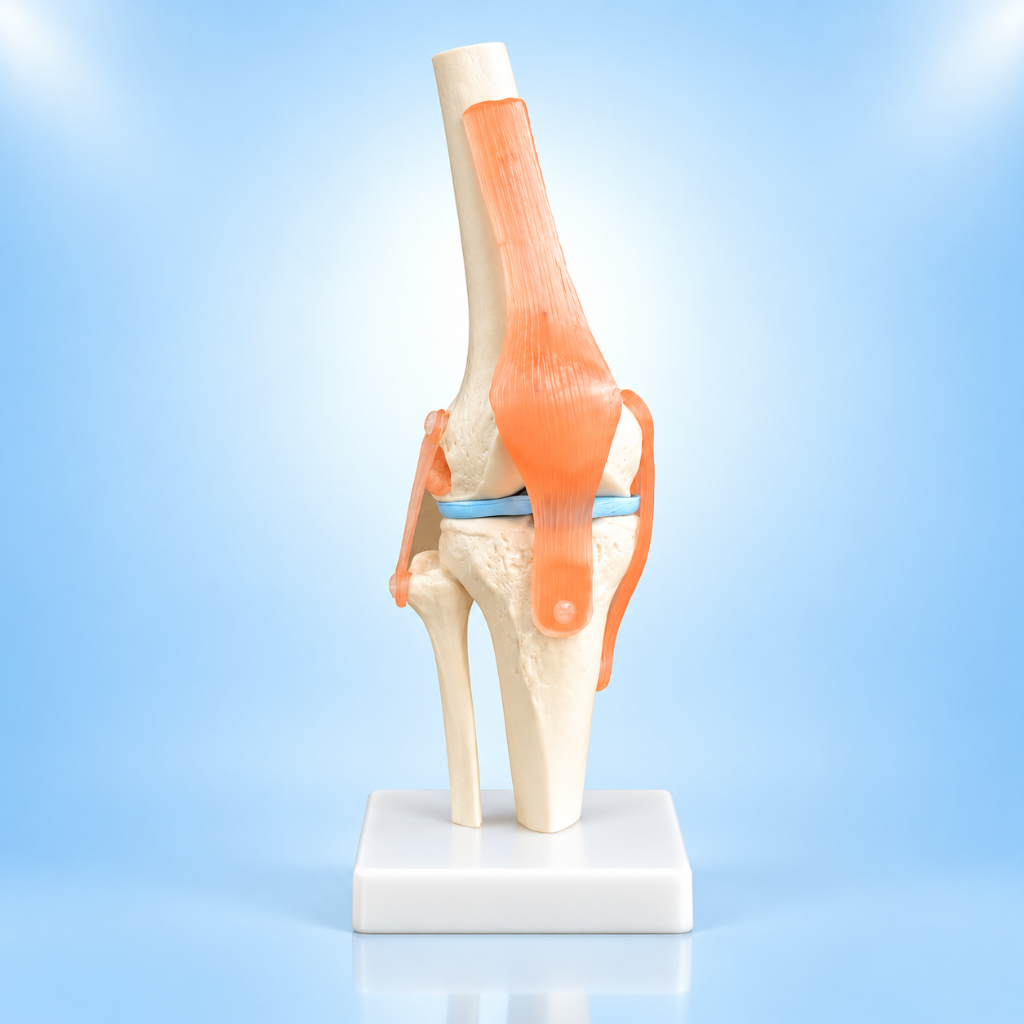 Anatomical Details of Femur, Tibia, Fibula, and Patellar Tendon
