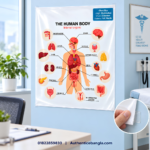 The Human Body Internal Organs PVC Anatomy Chart Paper 32.5x23 Inch - Image 2