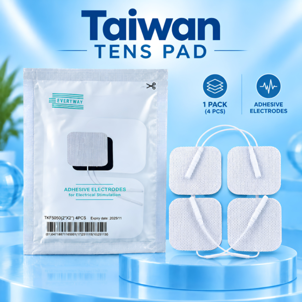 Taiwan TENS Pad 5x5cm Reusable Replacement Electrodes Pack - Authentic eBangla
