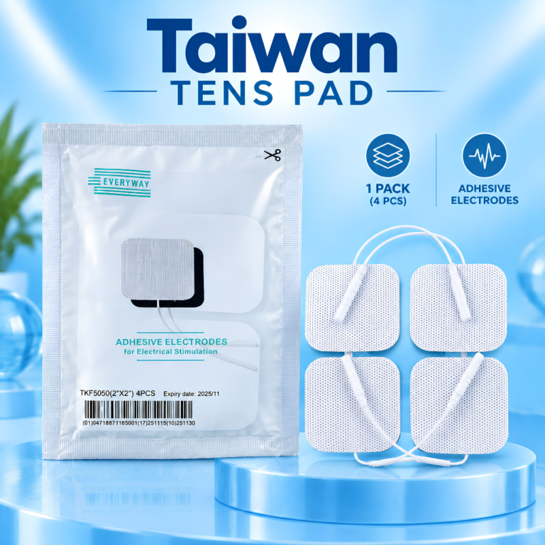 Taiwan TENS Pad 5x5cm Reusable Replacement Electrodes Pack - Authentic eBangla