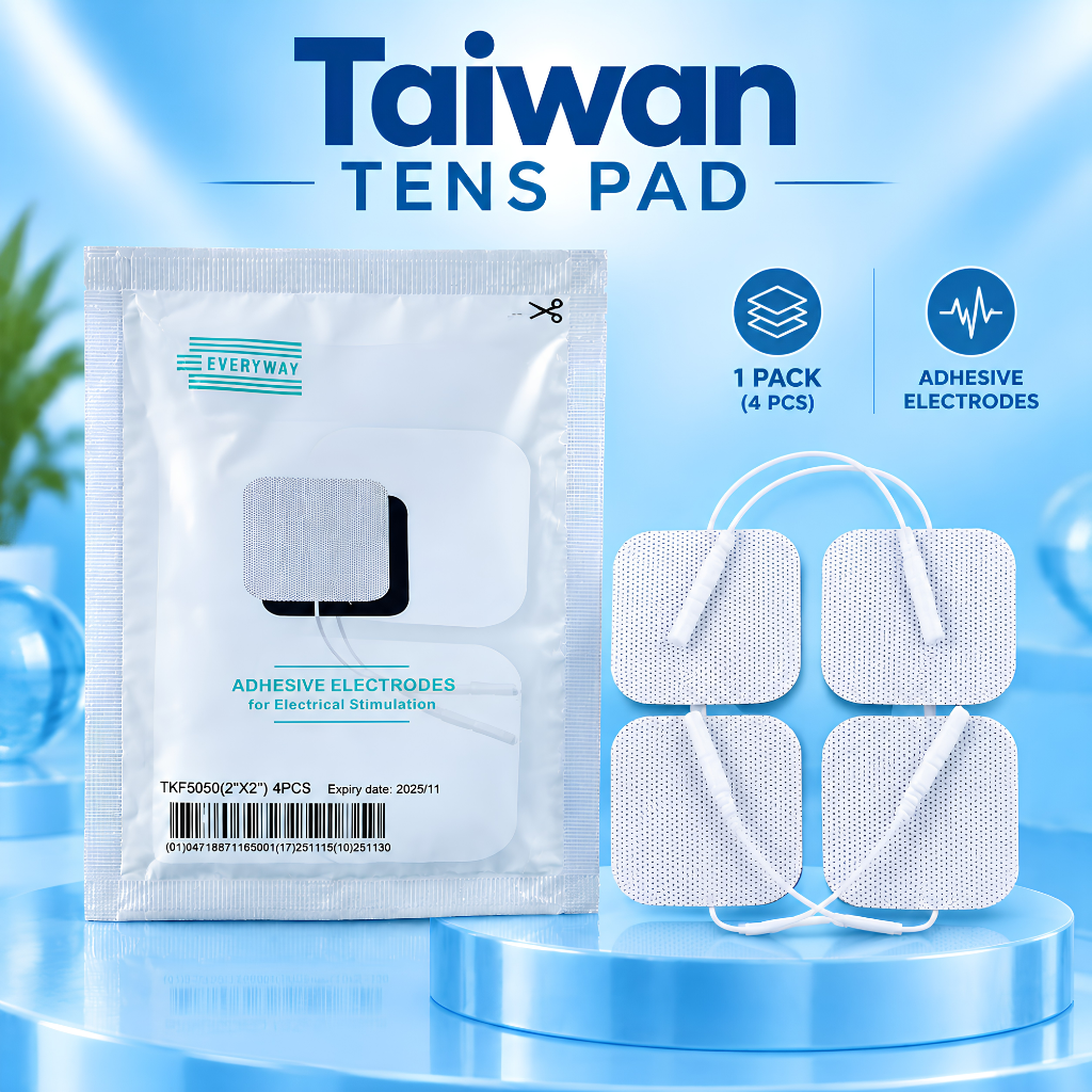 Taiwan TENS Pad 5x5cm Reusable Replacement Electrodes Pack - Authentic eBangla