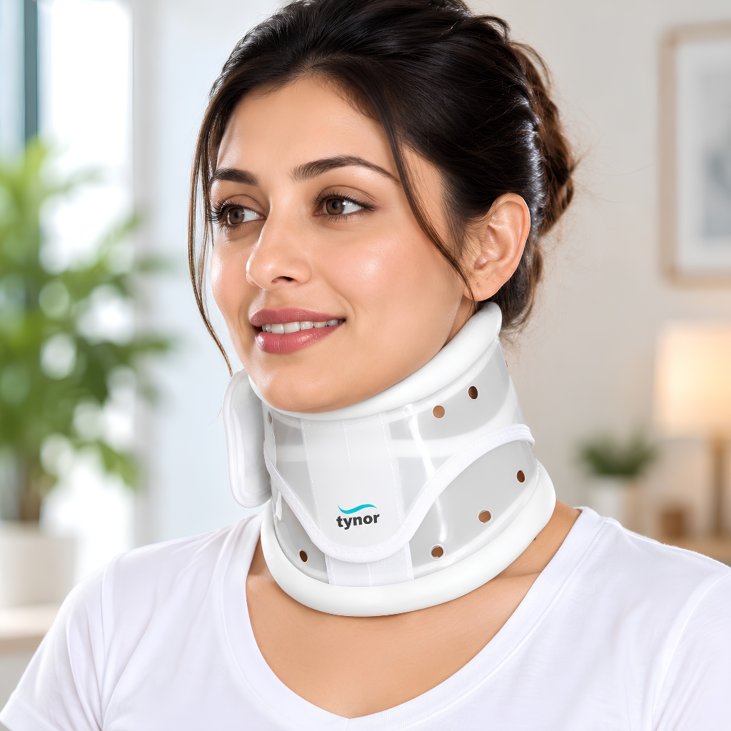 tynor-cervical-collar-hard-adjustable-b03 Tynor Cervical Collar Hard Adjustable B-03 - Authentic eBangla