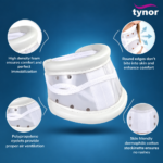 Tynor Cervical Collar Hard Adjustable B-03 - Image 4