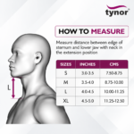 Tynor Cervical Collar Soft with Support B-02 Reinforced Neck Posture Brace - Image 5