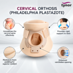 Tynor Cervical Orthosis Philadelphia B-05 front opening and contour detail