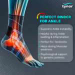 Tynor Ankle Binder D01 – Adjustable Ankle Support - Image 3