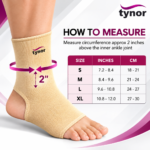 Tynor Anklet (Pair) D03 – Knitted Ankle Support - Image 6