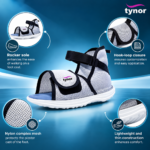 Tynor Cast Shoe Rocker Sole C08 – Foot Cast Support Shoe - Image 2