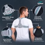 Back pad and shoulder cushioning on the Tynor Clavicle Brace C05