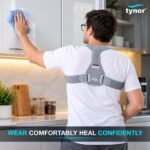 Man wearing the Tynor Clavicle Brace with Velcro C05