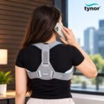 Woman wearing the Tynor Clavicle Brace with Velcro C05