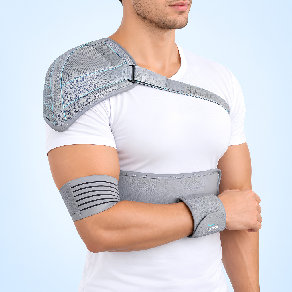 Grey Tynor Elastic Shoulder Immobilizer C03