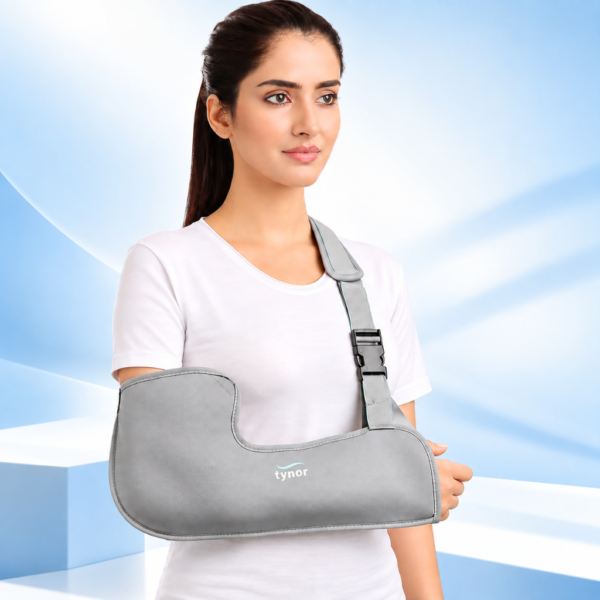 Grey Tynor Pouch Arm Sling Tropical C01
