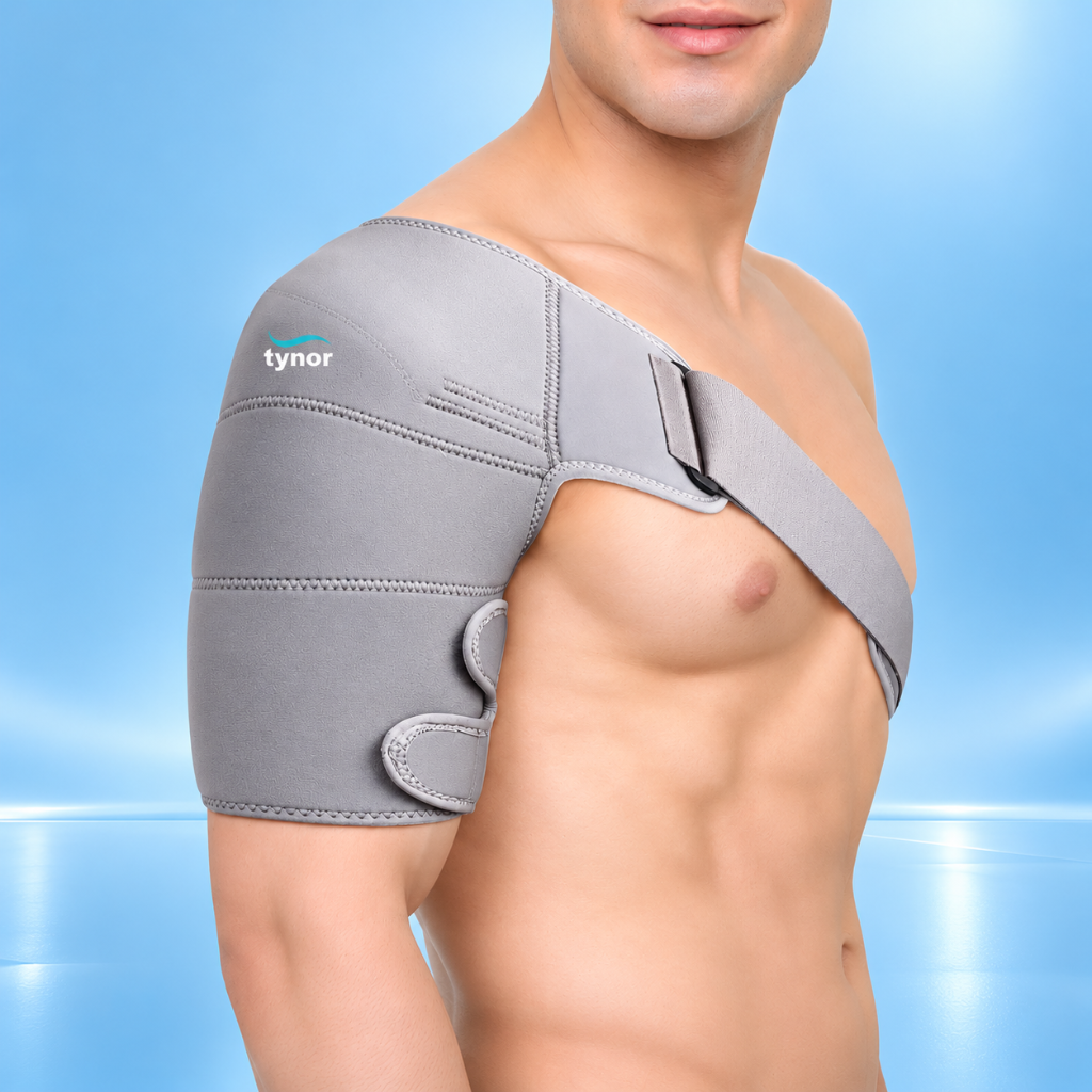 Size chart for the Tynor Shoulder Support Neo J-14